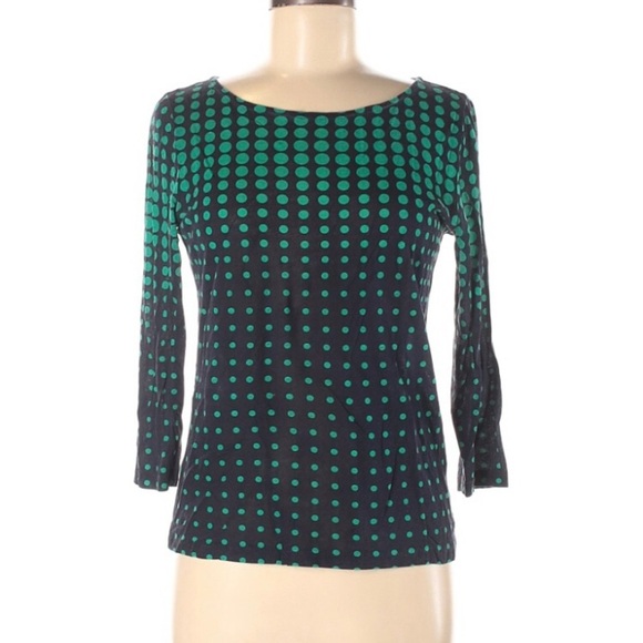J. CREW Gradient Dots Print Tee - Picture 5 of 9